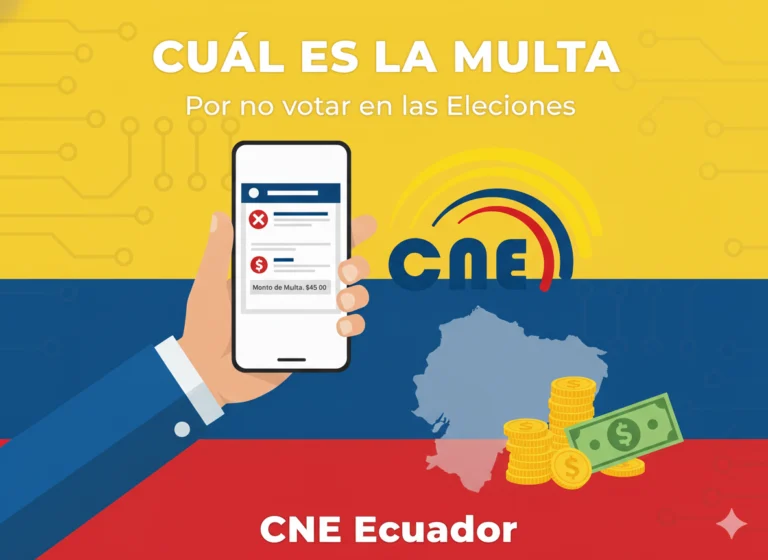 Cuál es la Multa por no votar en las elecciones