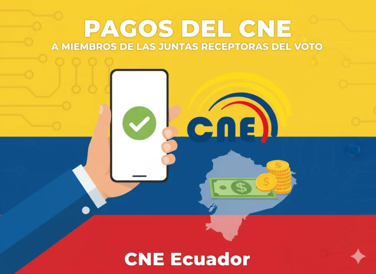 Pagos del CNE a miembros de las Juntas Receptoras del Voto